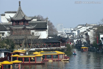 南京夫子庙 商业街 旅游景点