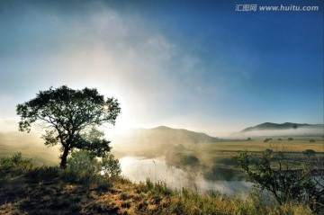 秋日坝上风光