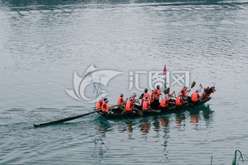 秋浦河端午赛龙舟