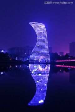 嘉兴南湖夜景（超大高清摄影）