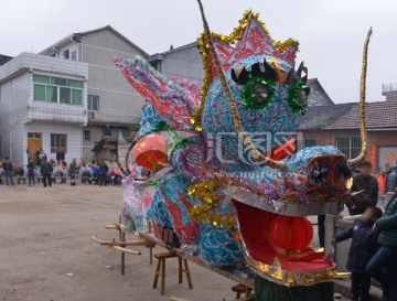 民俗活动 板龙 龙灯 龙头