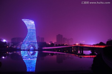 嘉兴南湖夜景（超大高清摄影）