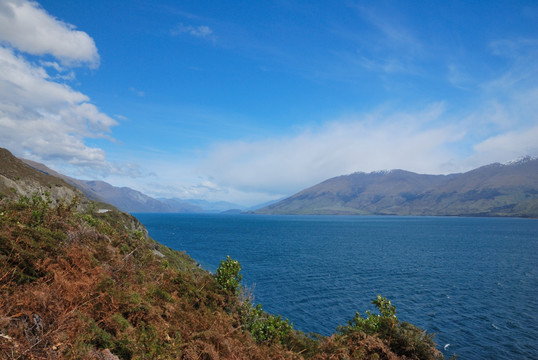 新西兰瓦纳卡湖区风景