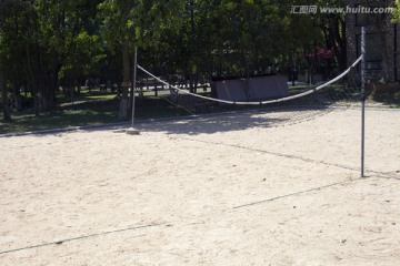 沙滩排球 上海 淀山湖 球场