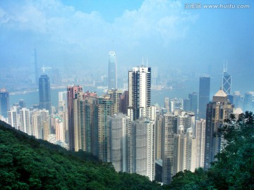 香港城市风光俯瞰