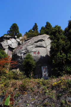狮子岩石刻