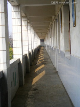 教学楼的走廊