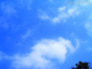 蓝天  白云