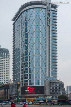 天府广场玻璃建筑