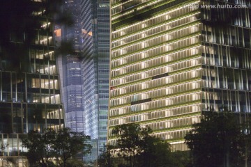 上海 浦东 现代建筑 夜景