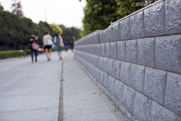 上海 临江公园 现代建筑 道路