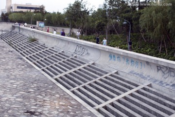 海堤 河堤 堤坝 港口 上海