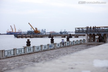 海堤 河堤 堤坝 港口 上海