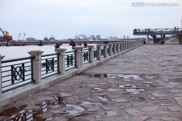 海堤 河堤 堤坝 港口 上海