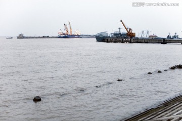 海堤 河堤 堤坝 港口 上海