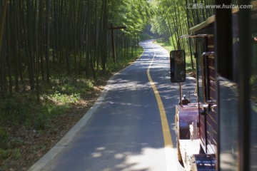 天目湖 南山竹海 观光车 道路