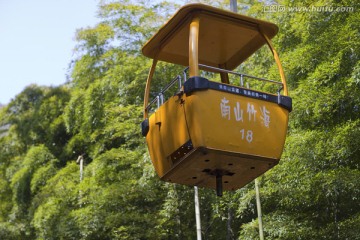 索道 缆车 天目湖 南山 竹海