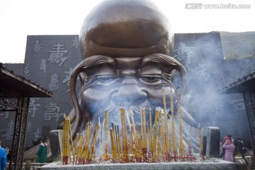 天目湖 南山竹海 老寿星 雕像