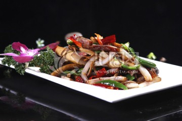 腊味茶树菇