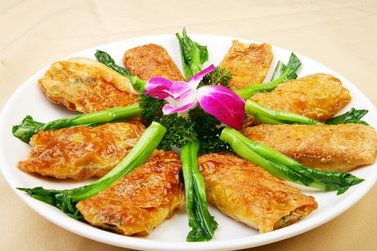 腐皮什菜卷
