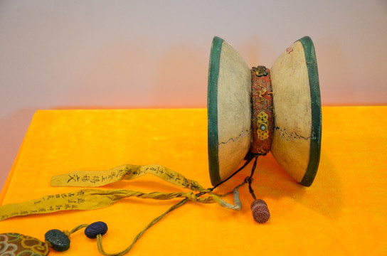 藏族嘎布拉法鼓