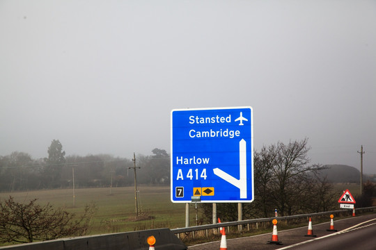 英国高速指示牌