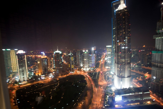 上海 浦东 陆家嘴 夜景 都市