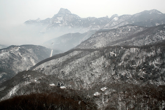 泰山雪景