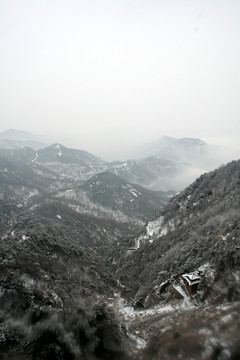 泰山雪景