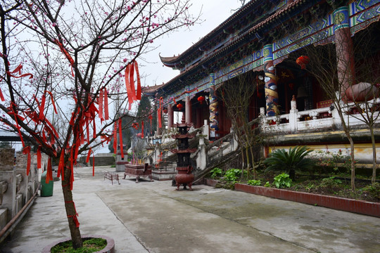 彭州丹景山庙宇
