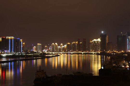 福州鼓山大桥夜景