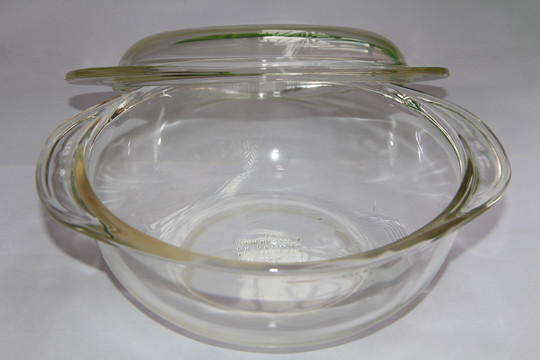 双耳钢化玻璃碗