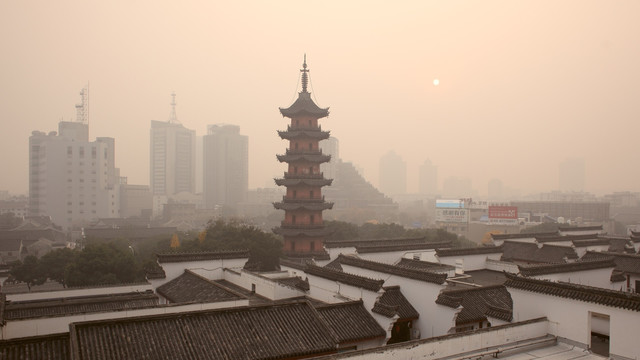 宁波天封塔全景