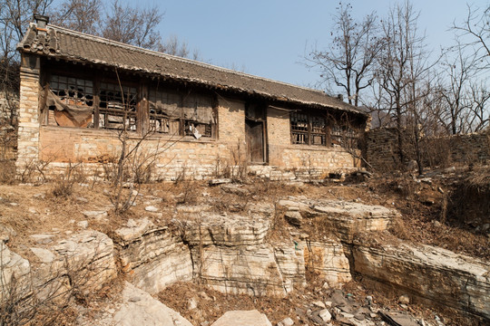 西井峪村石头房子 特色民居