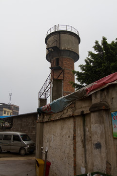 城市老建筑 水塔