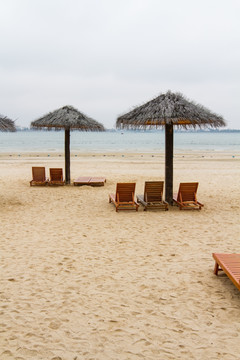 沙滩 休闲躺椅