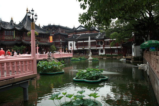 上海 豫园老街 商业区 景点