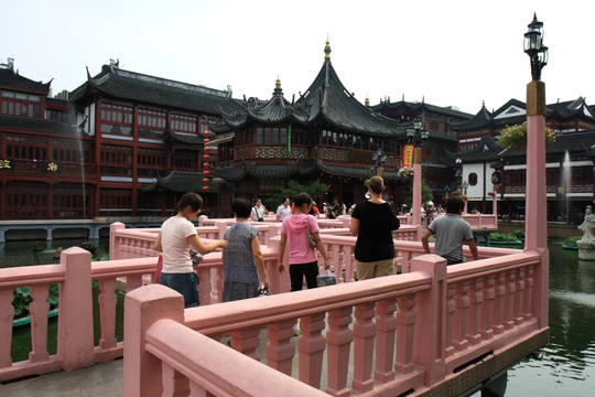 上海 豫园老街 商业区 景点