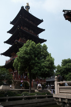 苏州 古刹 寺庙 建筑 寒山寺