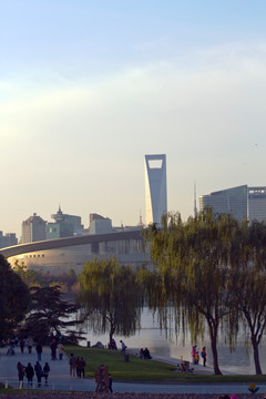 上海 浦东 现代建筑 世纪公园