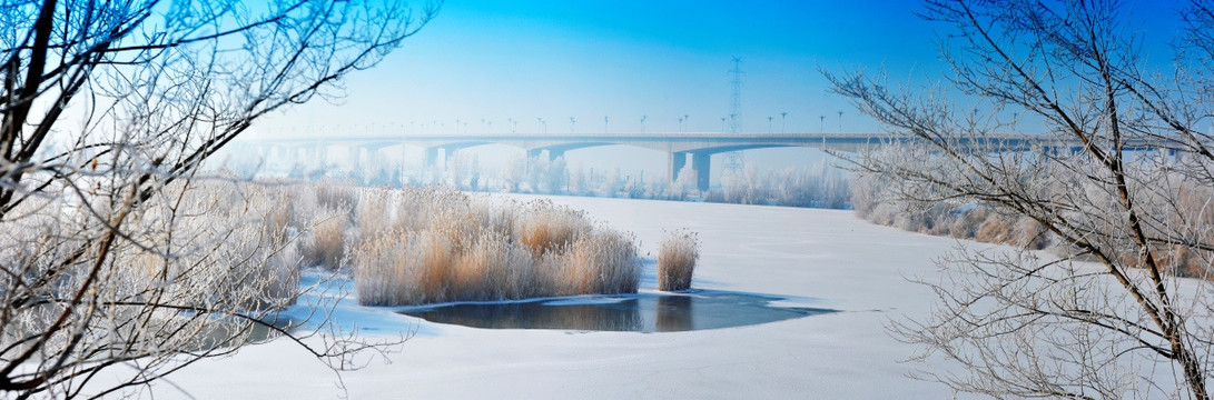 冬色伊犁河