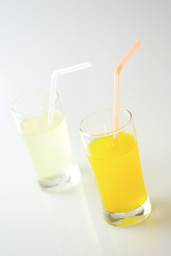 饮品 橙汁 水晶葡萄汁