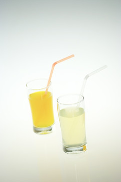 饮品 水晶葡萄汁 橙汁