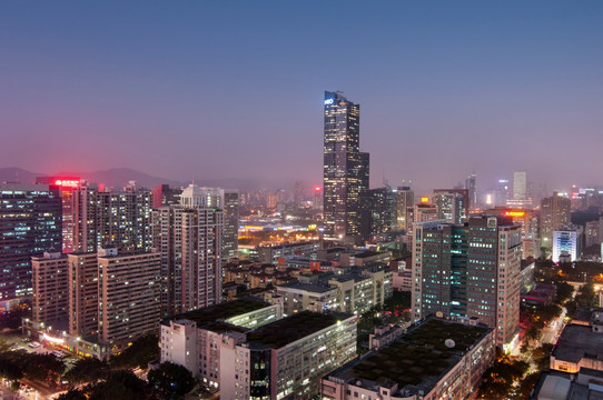 深圳NEO大厦 都市风光 夜景