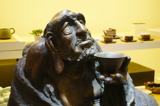 茶仙 雕塑