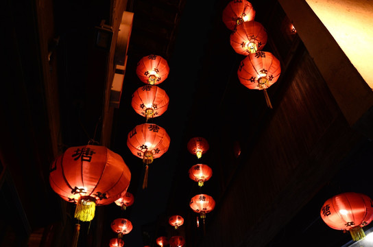 灯笼夜景