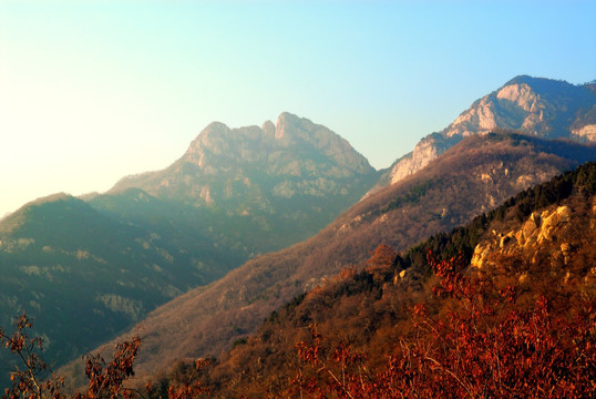 秋光山色睡佛头像