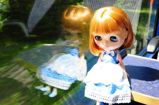 列车上的小布Blythe