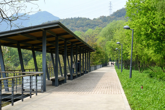 避雨棚 景区