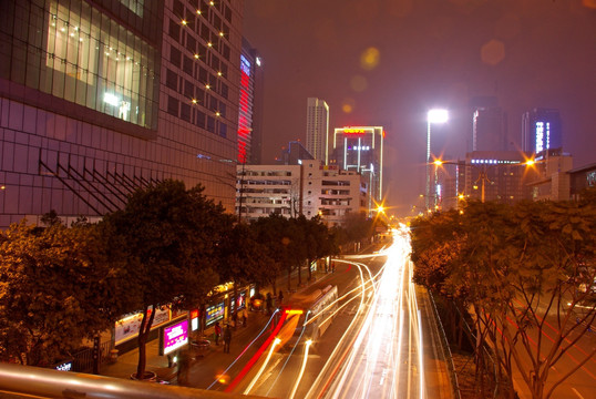 成都市夜景